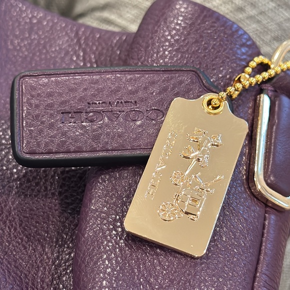 Coach Vintage Phoebe Pebbled Leather Tri-Compartment Shoulder Bag EUC - Picture 17 of 17